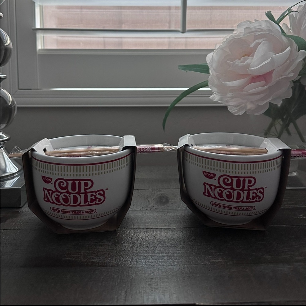 Nissin Cup Noodles Bowl with Chopsticks